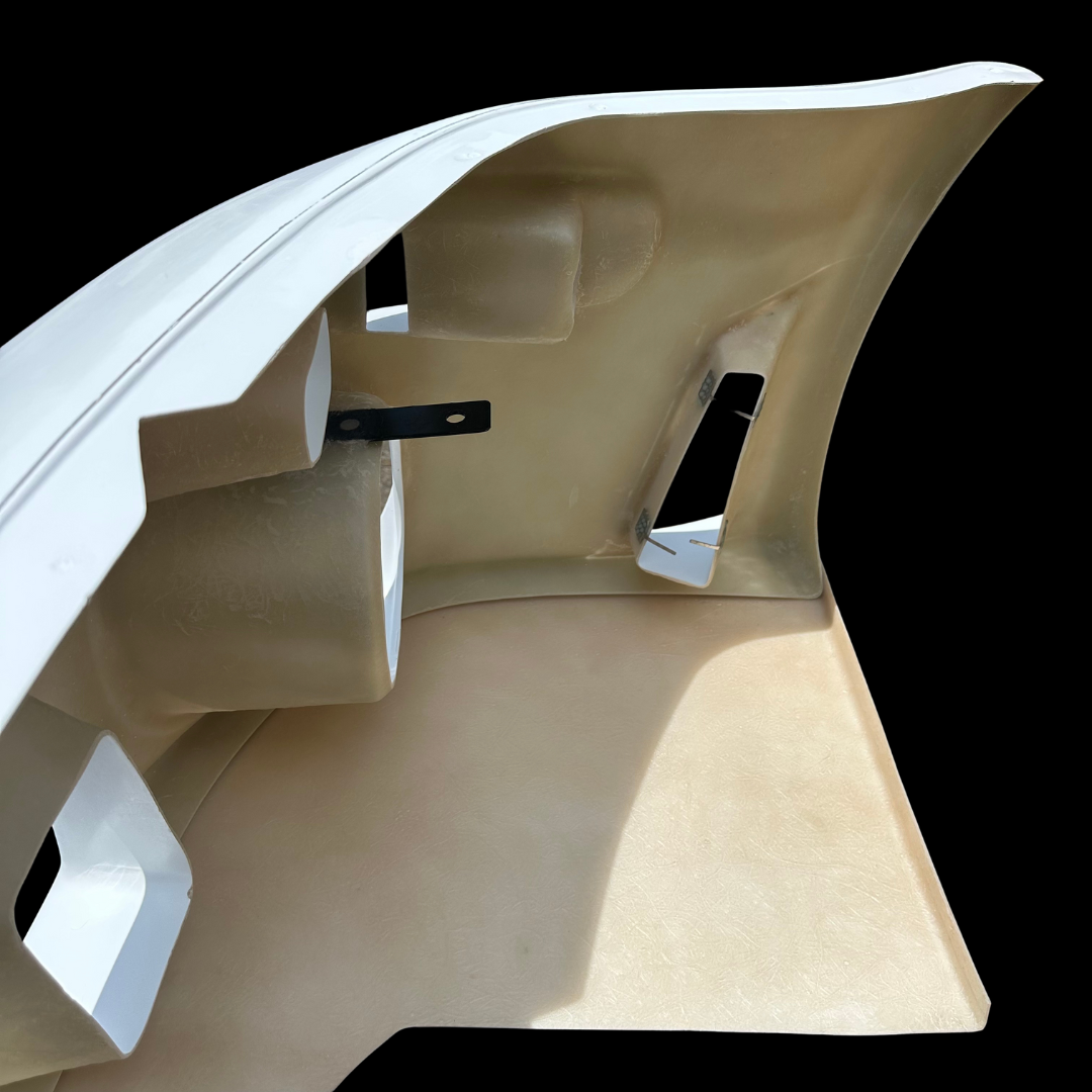 Porsche 930 FRP Full Front Bumper + Fog Lights set - Auto Garage TBK