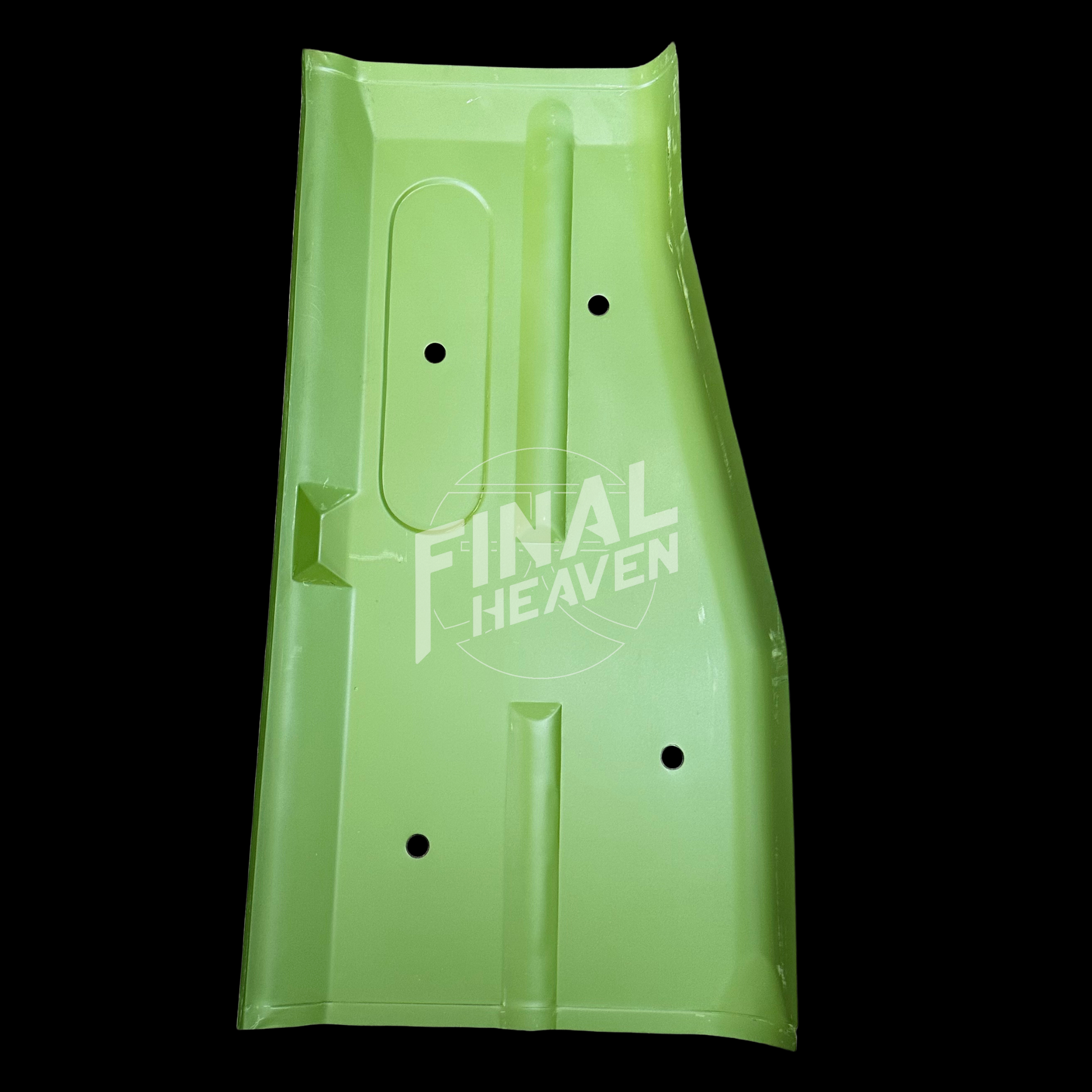 A set of floor panels with front and rear sections for a Datsun 240Z produced by KF Vintage JDM