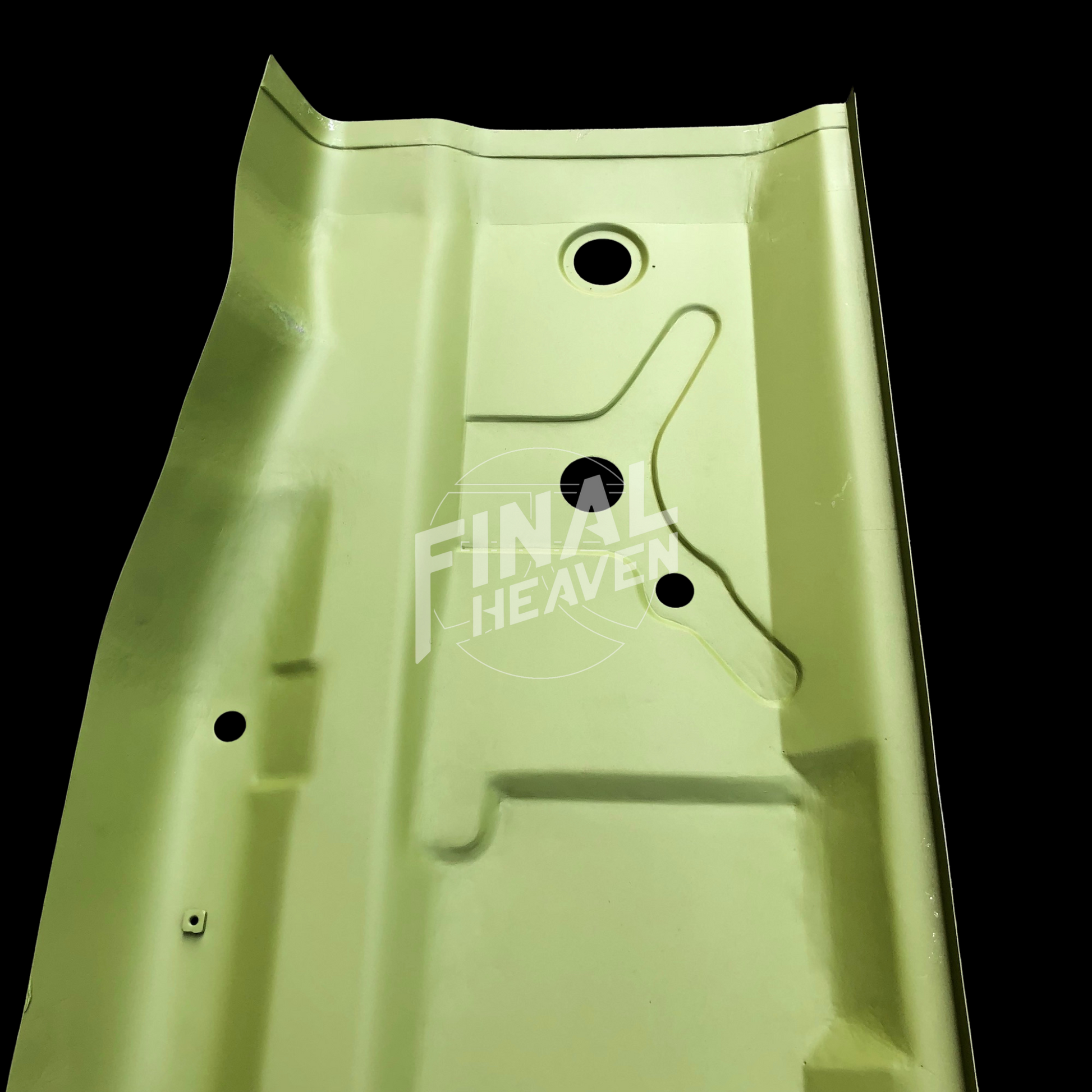 This is a set of Datsun 260Z or 280Z floor board rust repair panels produced by KF Vintage JDM.