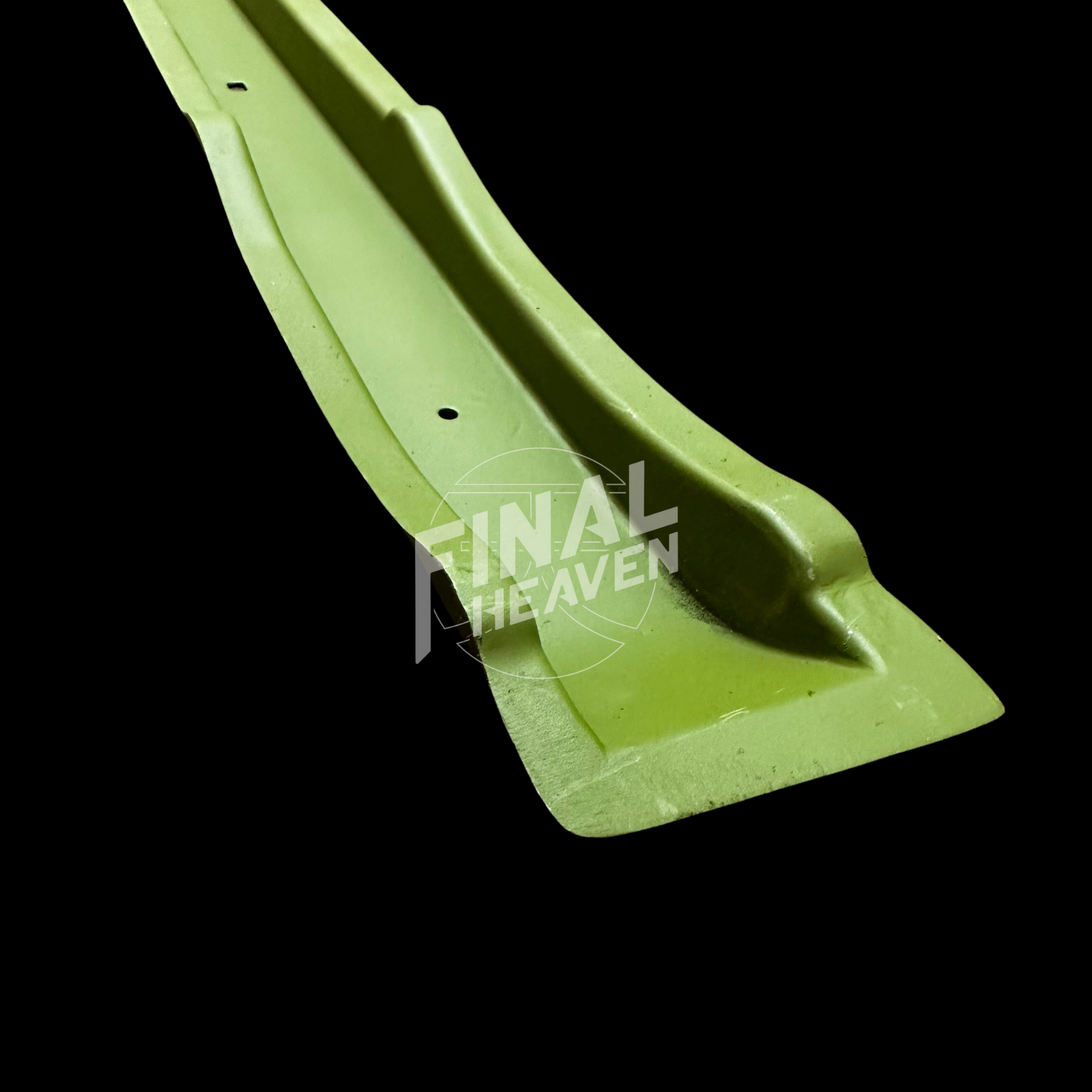 This is a set of Datsun 260Z or 280Z rear frame rail rust repair panels produced by KF Vintage JDM.