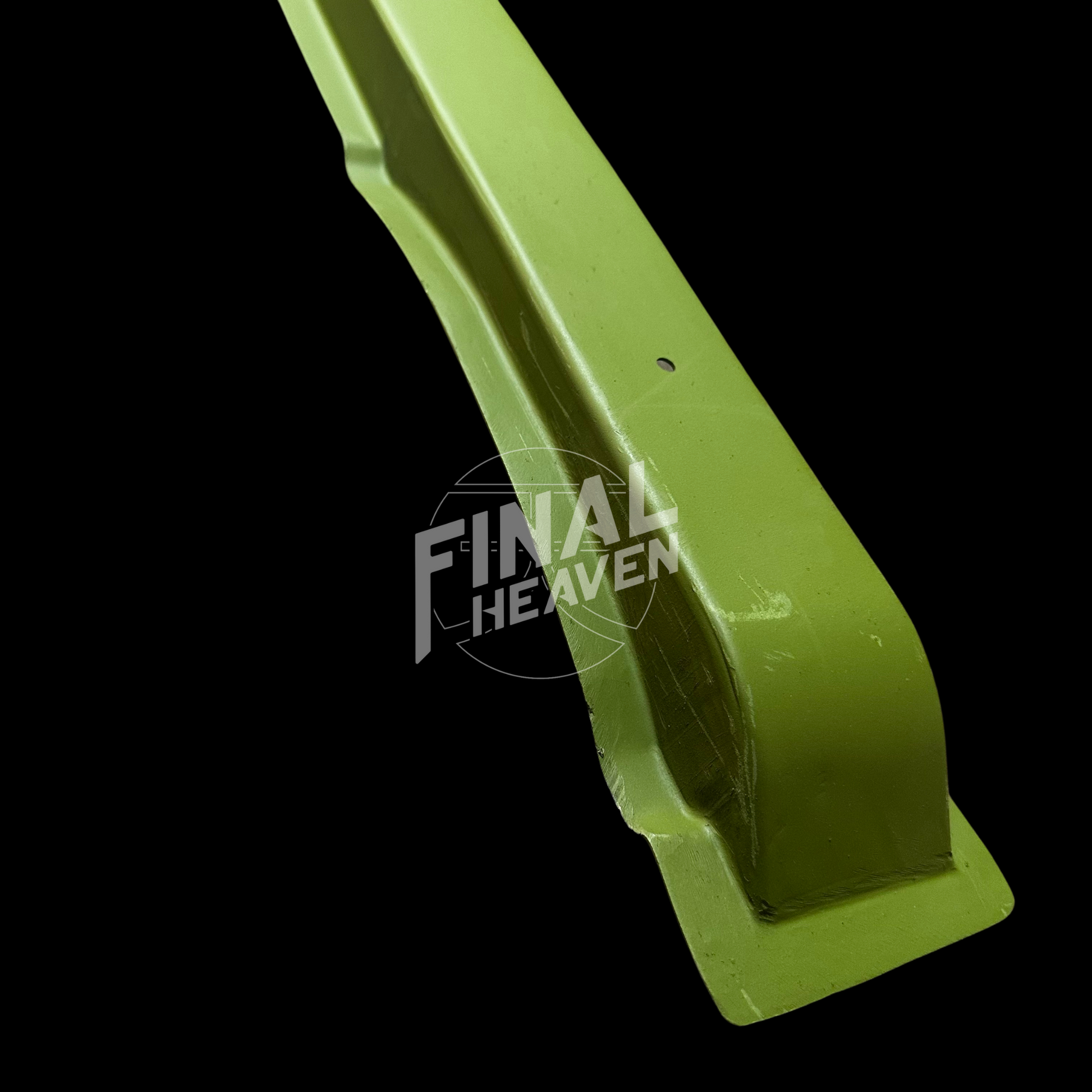This is a set of Datsun 260Z or 280Z rear frame rail rust repair panels produced by KF Vintage JDM.