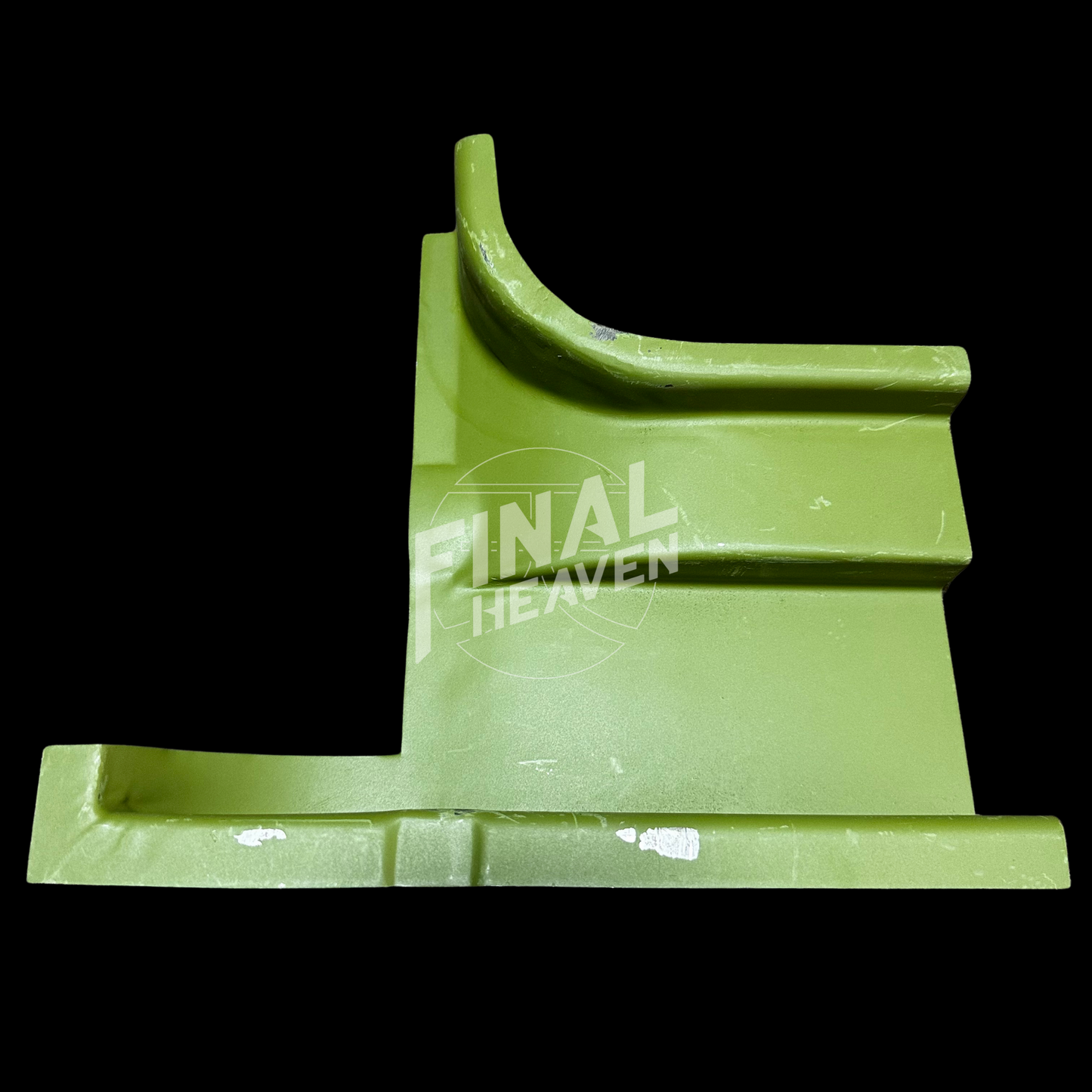 A set of front lower door jamb rust repair panels for a Datsun 510 2 door sedan or Nissan Bluebird SSS Coupe produced by KF Vintage JDM
