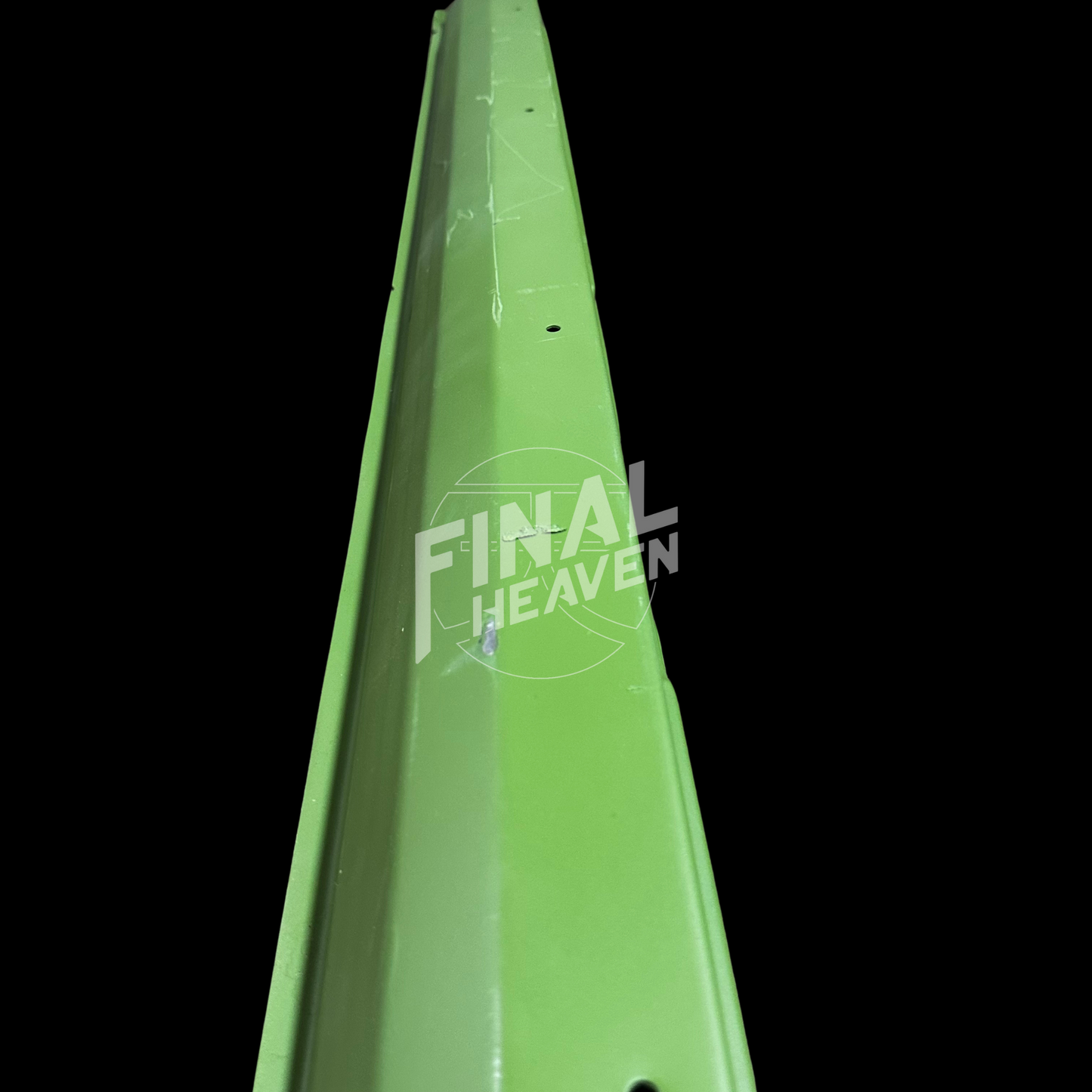 A set of outer rocker rust repair panels for a Datsun 510 2 door sedan or Nissan Bluebird SSS Coupe produced by KF Vintage JDM