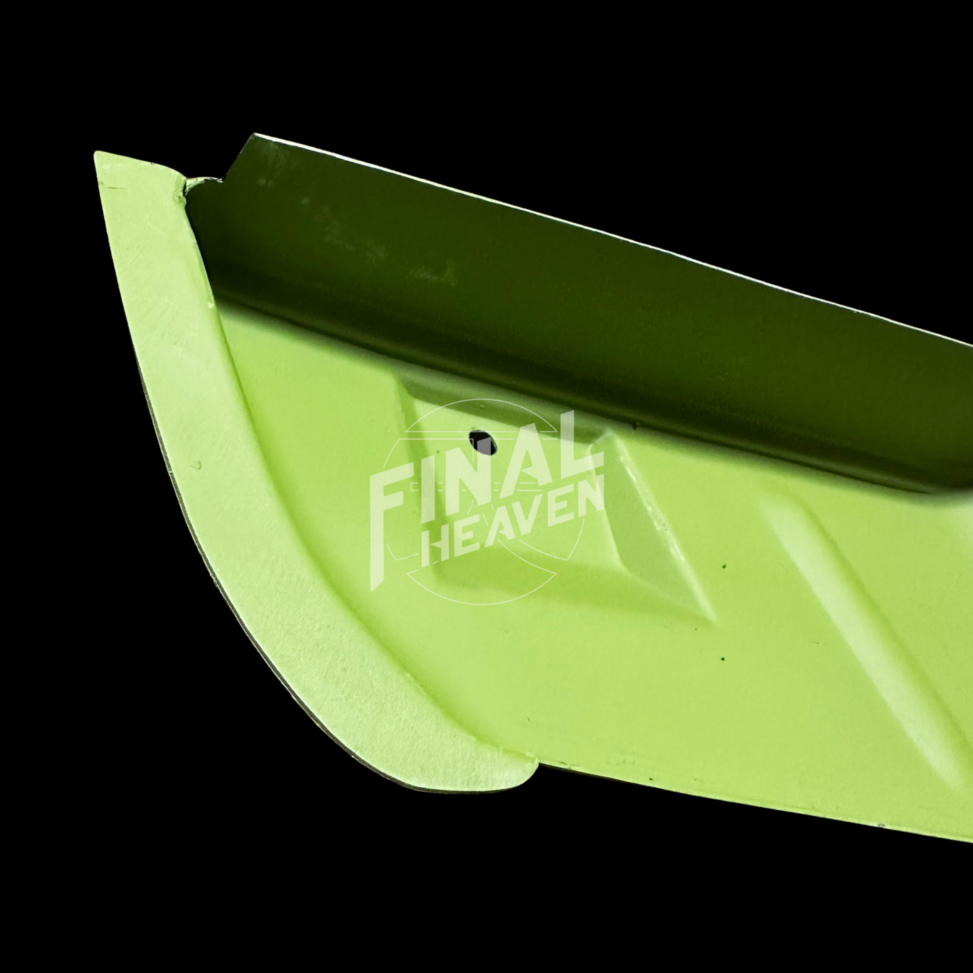 A set of rear bumper side inner rust repair panels for a Datsun 510 2 door sedan or Nissan Bluebird SSS Coupe produced by KF Vintage JDM