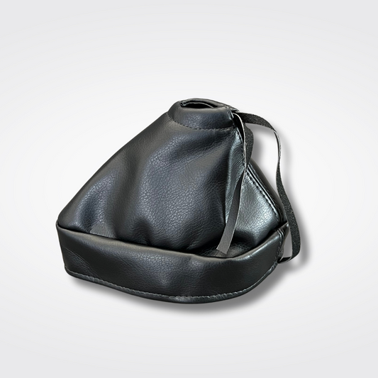 A vinyl shift boot for a KGC10 Nissan Skyline 2000GT Hakosuka produced by MSpeed