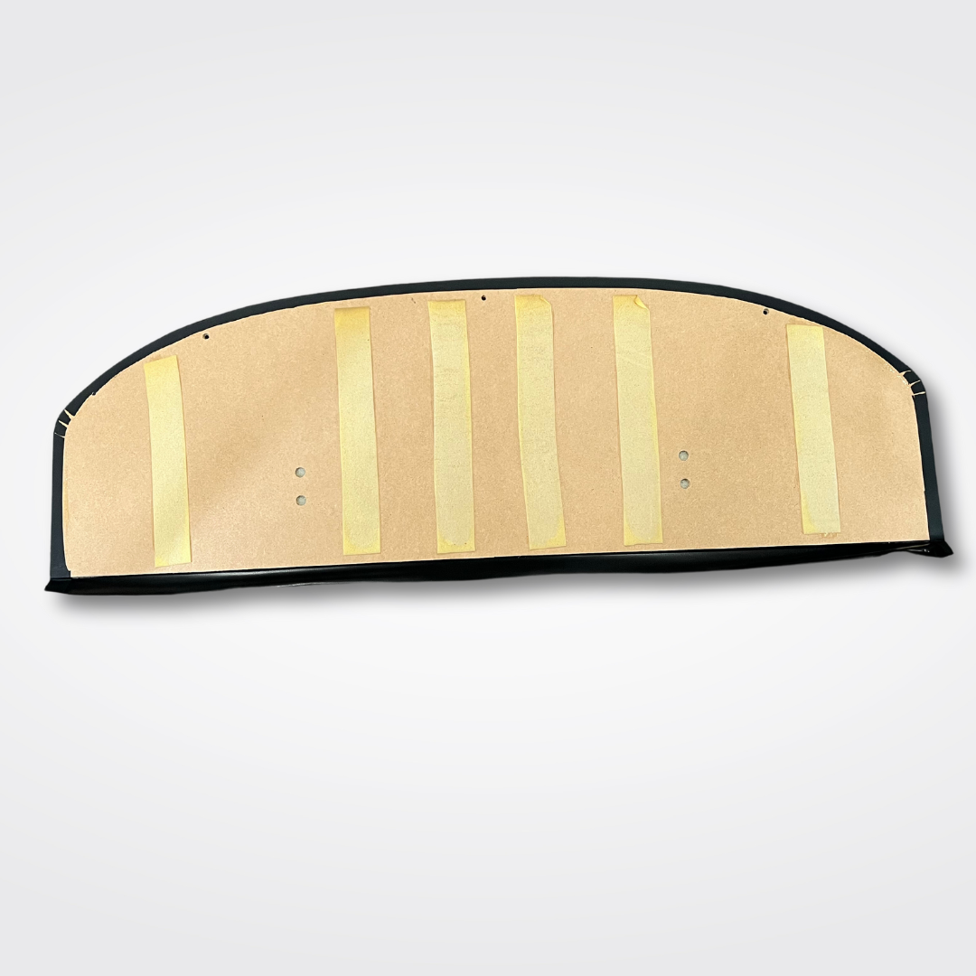 A rear speakerboard or parcel shelf for a KGC10 Nissan Skyline 2000GT Hakosuka produced by MSpeed
