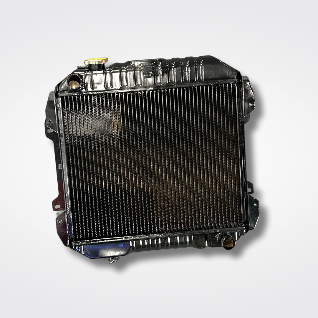 A 3 core radiator for a KGC10 Nissan Skyline 2000GT Hakosuka produced by MSpeed