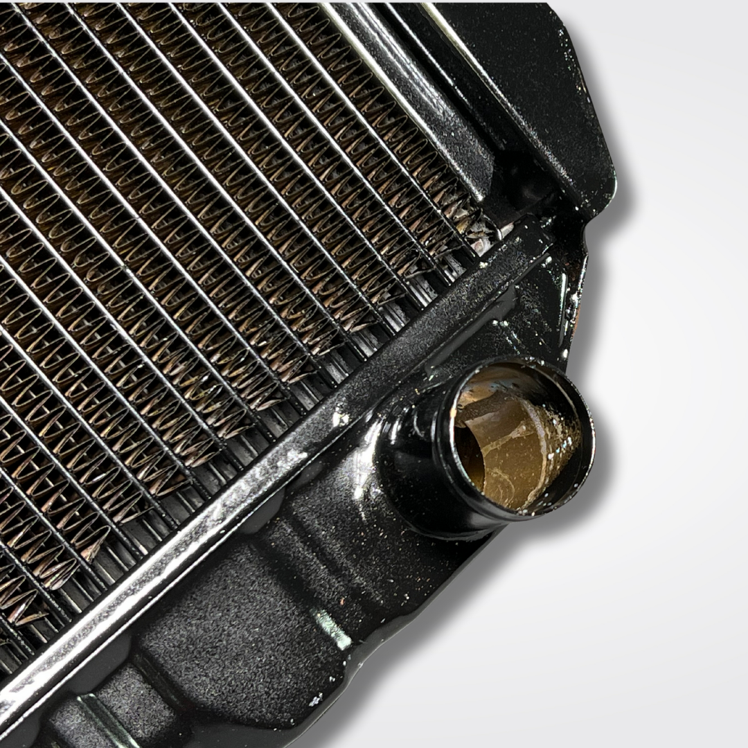 A 3 core radiator for a KGC10 Nissan Skyline 2000GT Hakosuka produced by MSpeed