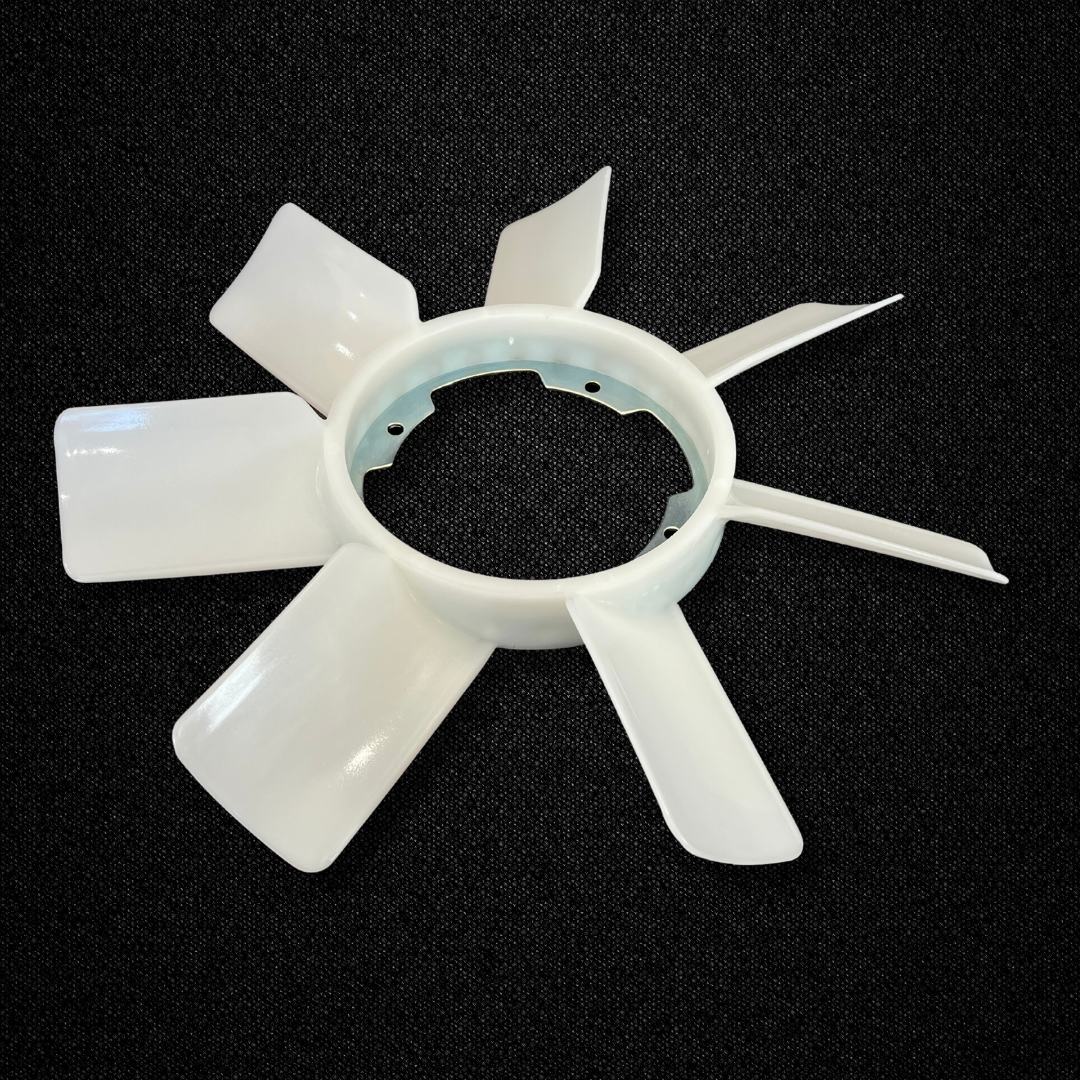 An offset coupling fan for a KGC10 Nissan Skyline 2000GT Hakosuka produced by MSpeed