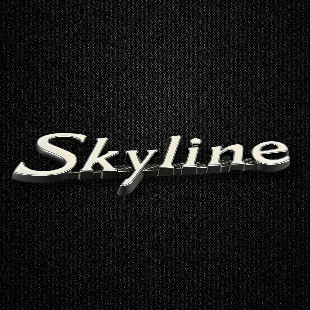 Hakosuka 4Dr Front Fender "Skyline" Emblem - M Speed