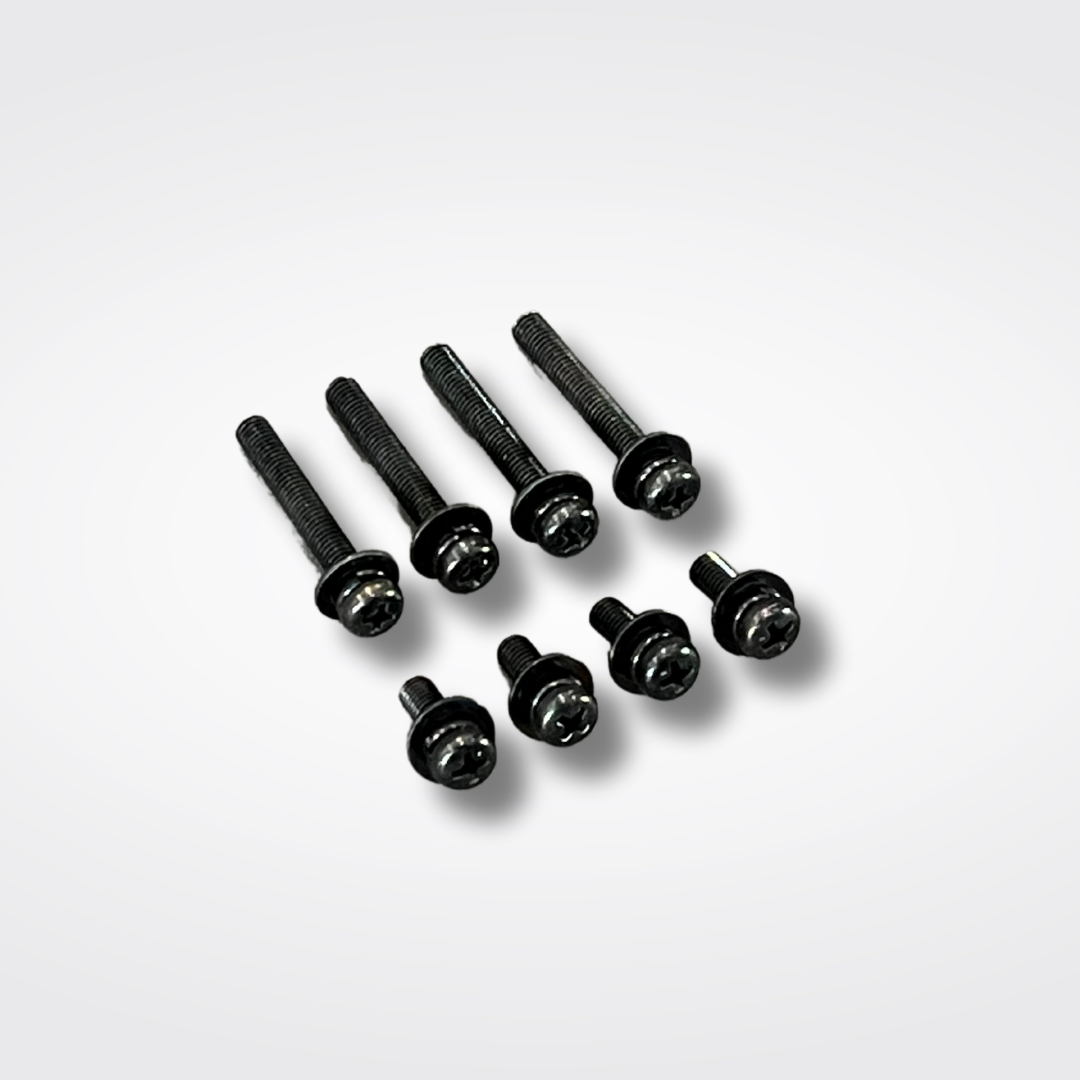 A front grille screw set for a late KGC10 Nissan Skyline 2000GT Hakosuka produced by MSpeed