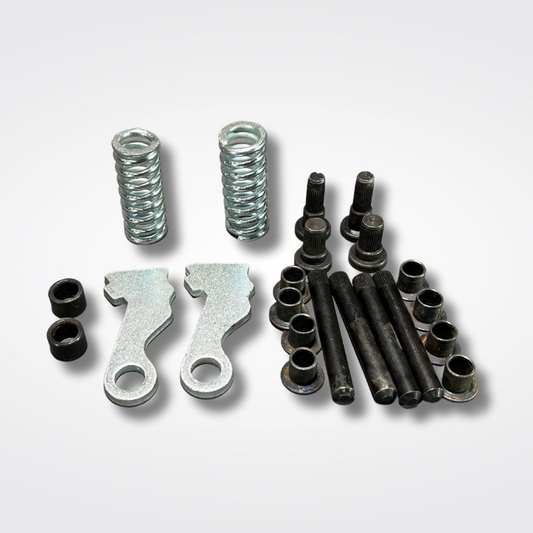 A door hinge repair kit for a KGC10 Nissan Skyline 2000GT Hakosuka produced by MSpeed