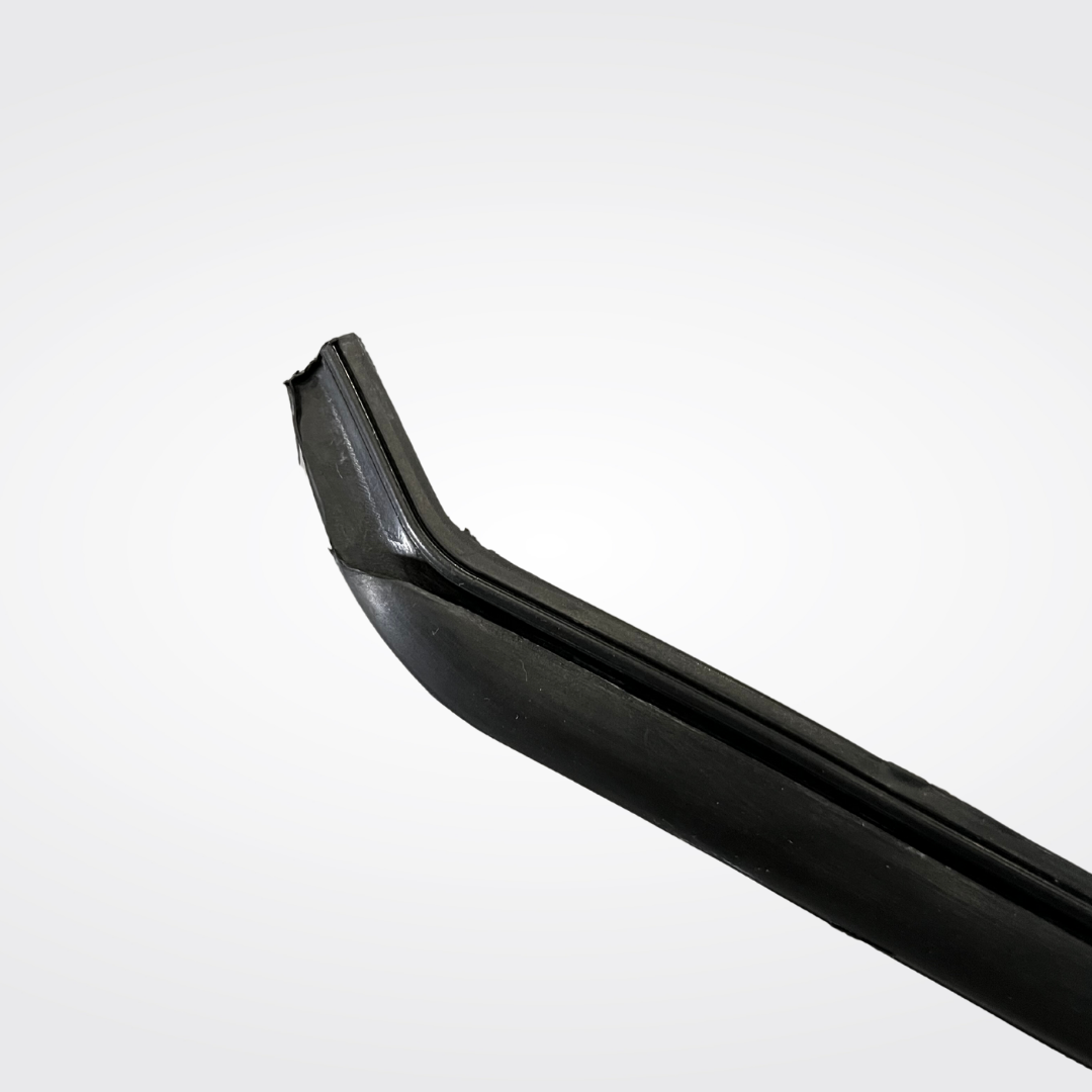 A rear quarter window channel seal set for a KGC10 Nissan Skyline 2000GT Hakosuka produced by MSpeed