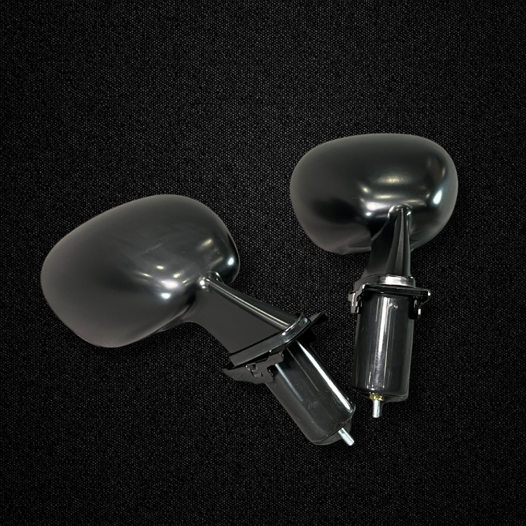 A set of GT-R replica fender mirrors for a KGC10 Nissan Skyline 2000GT Hakosuka produced by MSpeed