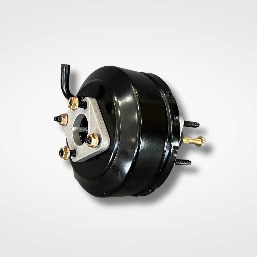 A high capacity brake booster for a KGC10 Nissan Skyline 2000GT Hakosuka produced by MSpeed