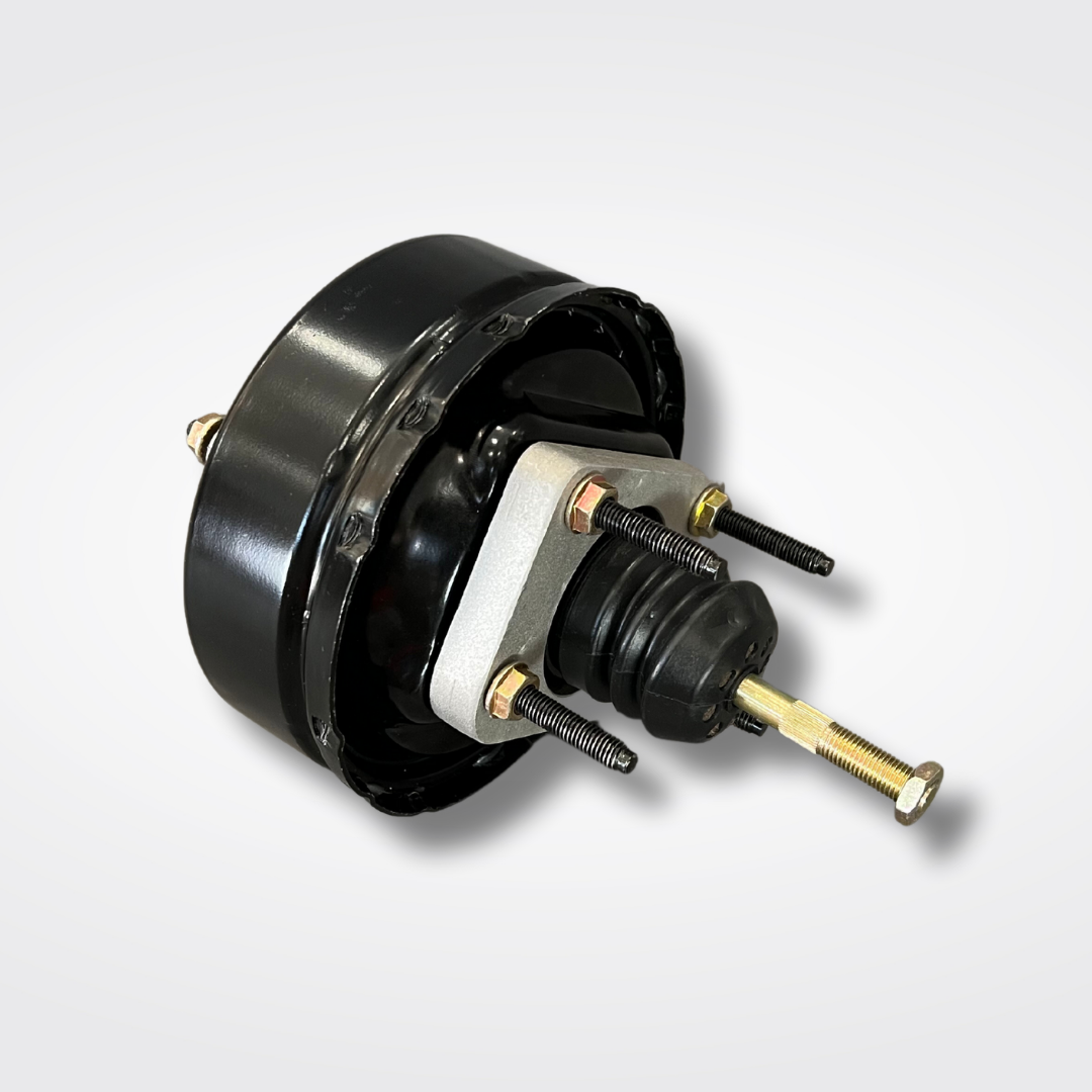 A high capacity brake booster for a KGC10 Nissan Skyline 2000GT Hakosuka produced by MSpeed