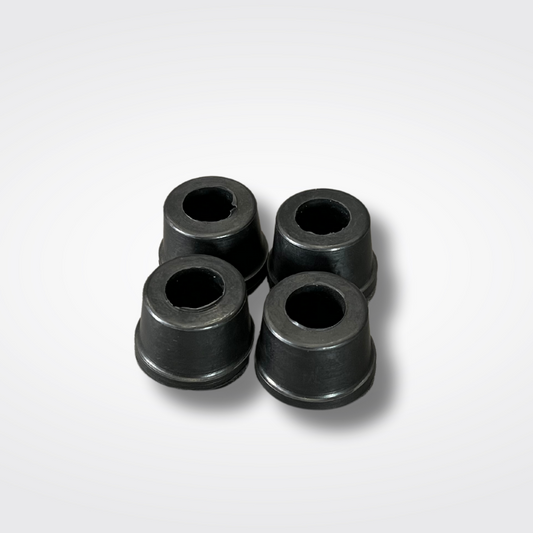 A set of lower control arm bushings for a KGC10 Nissan Skyline 2000GT Hakosuka produced by MSpeed