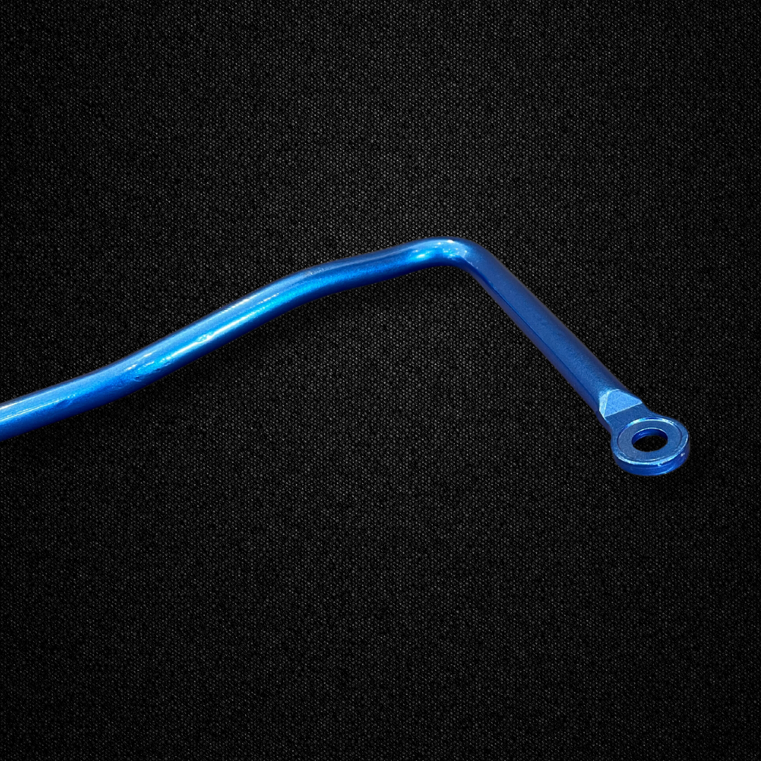 A rear stabilizer bar for a KGC10 Nissan Skyline 2000GT Hakosuka produced by MSpeed