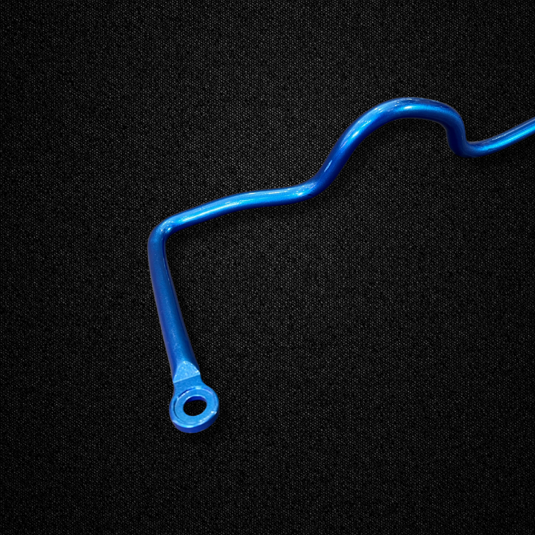 A rear stabilizer bar for a KGC10 Nissan Skyline 2000GT Hakosuka produced by MSpeed
